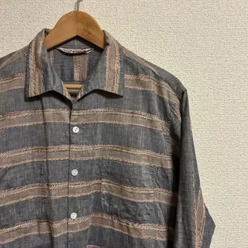 50s 60s 오픈 카라 셔츠 박스 빈티지