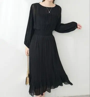 내추럴 꾸뛰르 natural couture 원피스 플리츠 원피스