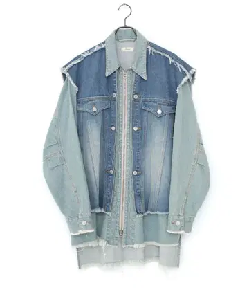 [ 귀중 ] 이로쿼이 컷오프 레이어드 데님