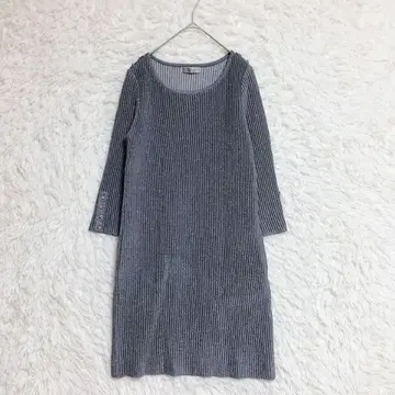 [다마 컬렉션] HIROMI OSHIDA 리브 원피스 (S) 라메