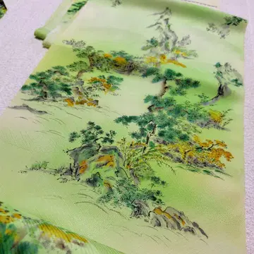 단고 크레이프 원단 순수 실크 기모노 옷감 하샤