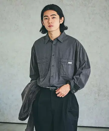 BAYFLOW BRIGHT DAYS 셔츠 차콜