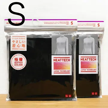 히트텍 울트라 웜 심리스 리브 터틀넥 T 블랙 S 유니클로