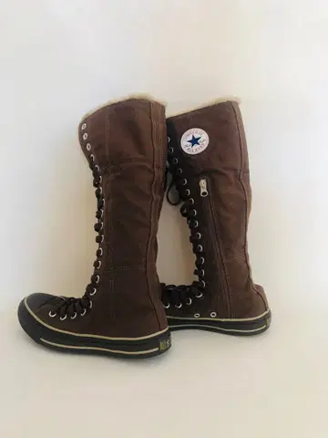 CONVERSE ALL STAR 브라운 어그 부츠