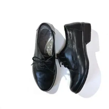 NAOTO 나오토 / 가죽 블랙 레이스업 슈즈