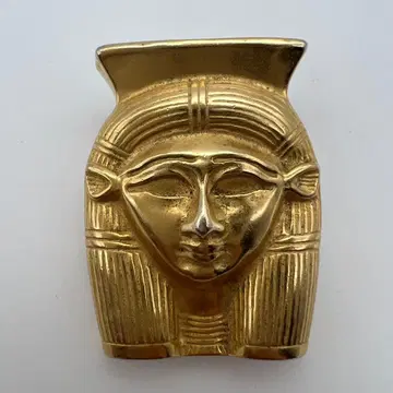 초레어 이집트풍 금도금 배지