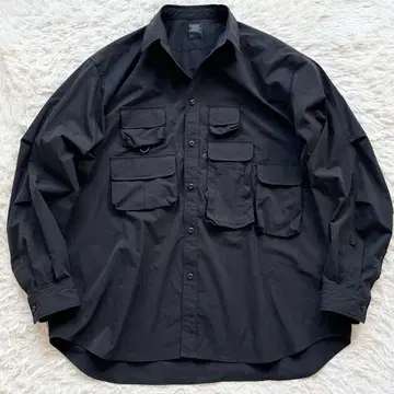 새상품급 L 사이즈 DAIWA PIER39 테크 앵글러 셔츠 발수 블랙