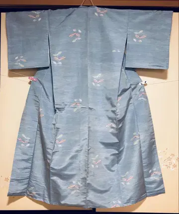 토카마치 명주 스카이블루 중고 캐주얼 sk074