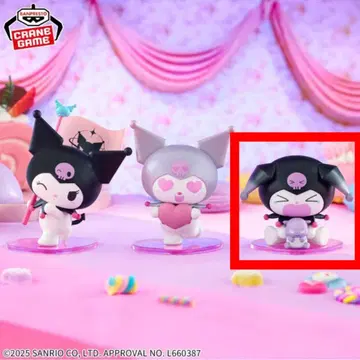 산리오 캐릭터즈 쿠로미 피규어 컬렉션 울보 쿠로미