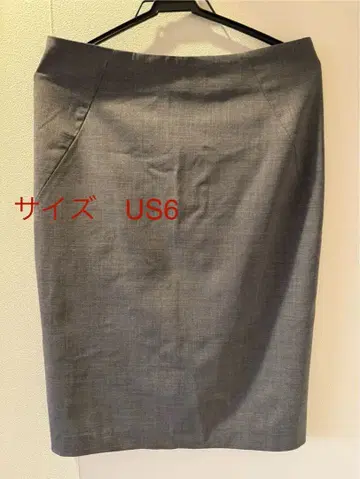 새상품급 Theory 사이즈 US 6 그레이 타이트 스커트
