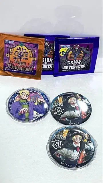 원피스 하이 캔뱃지 사보 3개 세트