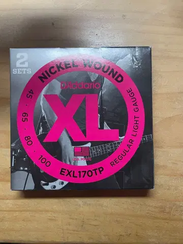 다다리오 베이스 줄 2세트 미개봉 새상품