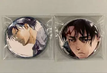 진격의 거인 캐릭터 배지 컬렉션 리바이 캔뱃지 2개