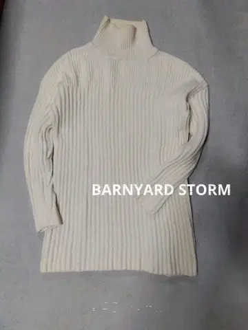 밴야드 스톰 울 100% 터틀넥 스웨터 S 양모