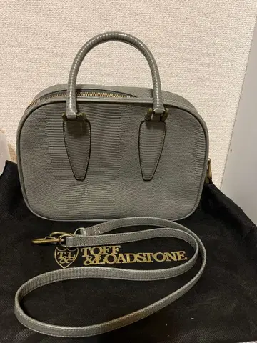 미니 리자드 핸드백 그레이