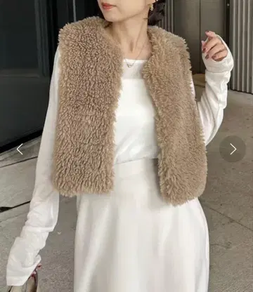 CAPRICIEUX LE'MAGE 컬리 퍼 베스트