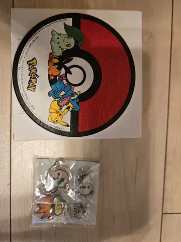 포켓몬 아크릴 키링 3개 세트 & [규조토 코스터] 미사용품