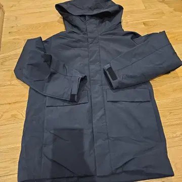 UNIQLO 하이브리드 다운 후드티 네이비 S 남성용