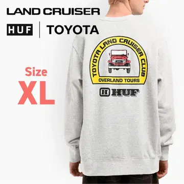 HUF x Land Cruiser 크루넥 맨투맨 트레이닝복 XL