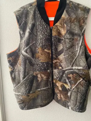 카모 패턴 리버서블 플리스 베스트