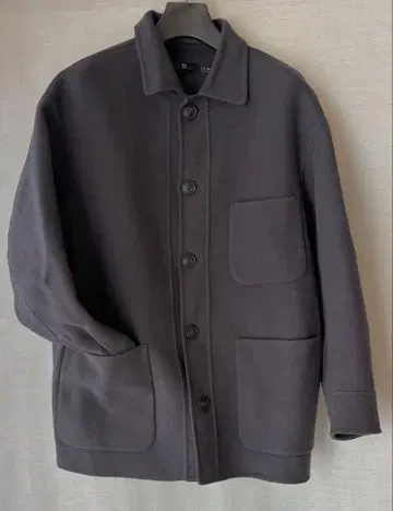 새상품급 UNIQLO J 울 블렌드 오버 사이즈 셔츠 자켓