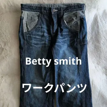 새상품급 베티스미스 청바지 워크 팬츠 데님 팬츠 스트레이트 M