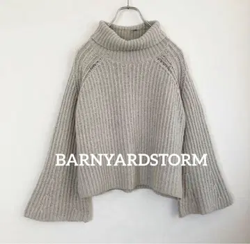밴야드 스톰 실크 울 터틀넥 니트 풀오버