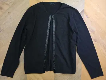 BIKI BOUTIQUE 블랙 니트 42 캐시미어 100 y30