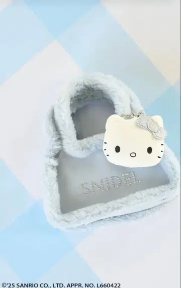 SNIDEL 헬로키티 콜라보레이션 숄더 핸드백