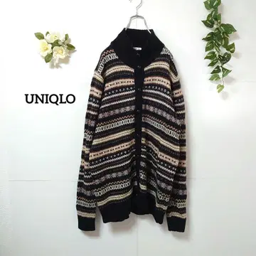 유니클로 ELABORATED DETAIL 긴팔 가디건 XL 울
