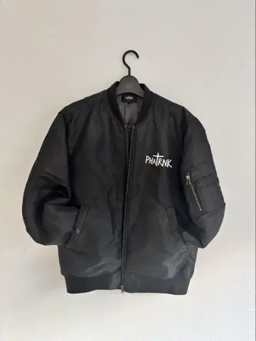 PHATRNK 블랙 MA-1 자켓