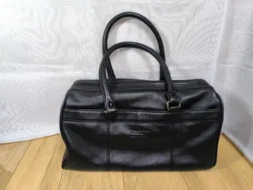 블랙 가죽 소품함 백