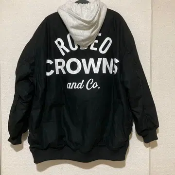 로데오 크라운 와이드 볼 점퍼 남성용 자켓 블랙