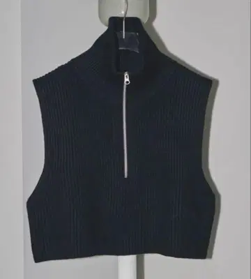 TODAYFUL 하프 지퍼 니트 베스트