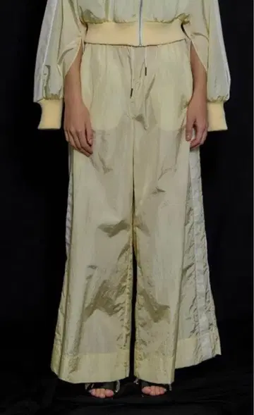 PRANKPROJECT 사이드 라인 와이드 팬츠