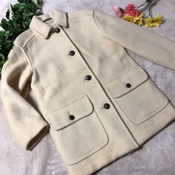 컨디션 최상 영국제 로얄 버링턴 헤링본 싱글 브레스 코트