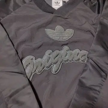 adidas 오리지널 로고 자수 트레이닝복 XL 블랙