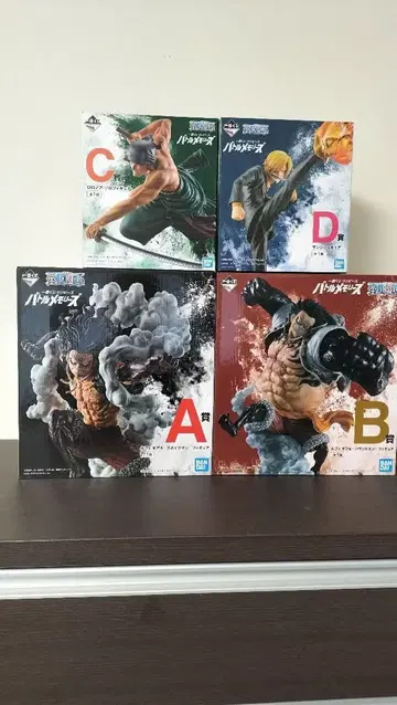 원피스 배틀 메모리즈 스네이크맨 바운드맨, 조로, 상디 피규어