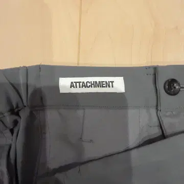 ATTACHMENT 별주 그레이 슬랙스 팬츠