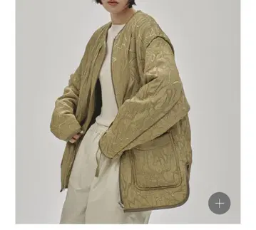 Jacquard Piping Blouson 36 올리브