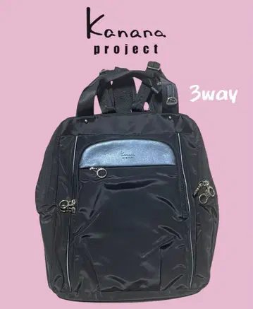 [ 미사용 새상품 ] 카나나 프로젝트 3way 백팩 핸드 숄더 블랙