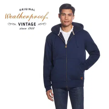 새상품 XL 코스트코 웨더프루프 보아 안감 풀 집업 후드티 네이비