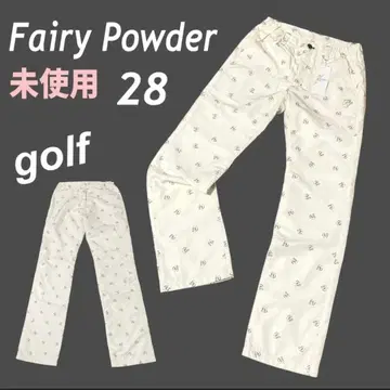 미사용 Fairy Powder 여성용 골프 팬츠 28 올 패턴/J14#
