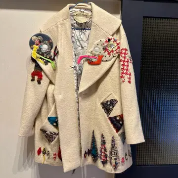 노조미 이시구로 해골 자수 자켓 프리 사이즈