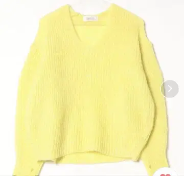 아르페쥬 스토리 모헤어 니트