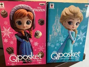 Qposket 겨울왕국 안나 엘사 피규어 세트