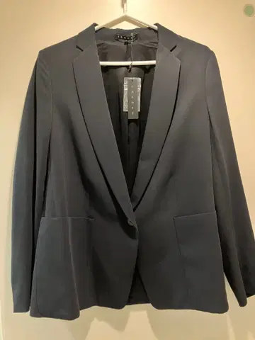 [ 새상품 ] theory 다크 블루 테일러드 자켓 사이즈 4