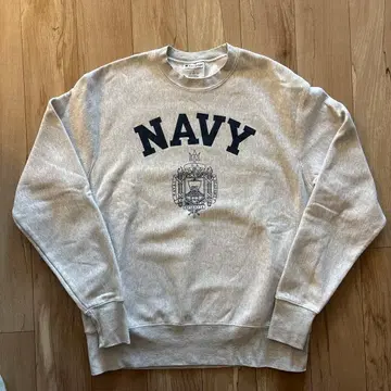 Champion NAVY 리버스 위브 멜란지 그레이 XL