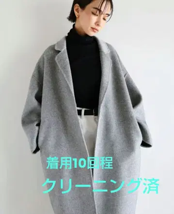 andme evernavy 리버 롱 코트 MT 사이즈