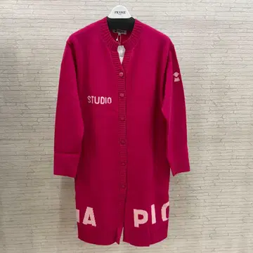 PICONE 핑크 롱 가디건 M 사이즈